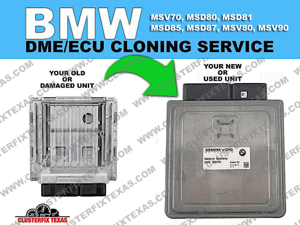 BMW DME CLONING AND REPAIR MSD80 MSD81 MSV70 MSV80 PLUG AND PLAY