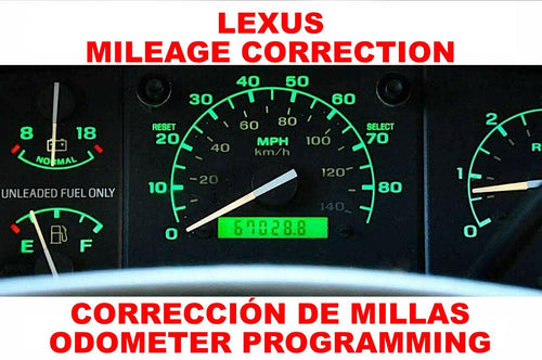Lexus Mileage Correction - ClusterFix Texas