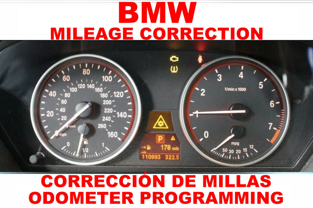 BMW ODOMETER MILEAGE CORRECTION